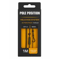 Pole Position Pole Position Heli-Chod Action Pack 1M 65lb Silt