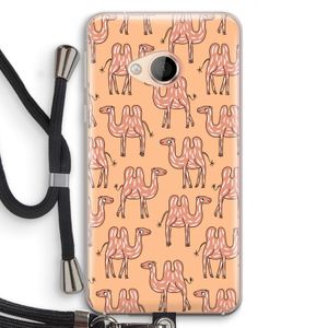 Kameel: HTC U Play Transparant Hoesje met koord