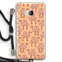 Kameel: HTC U Play Transparant Hoesje met koord