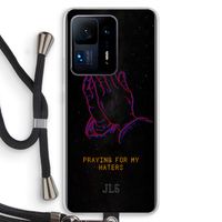 Praying For My Haters: Xiaomi Mi Mix 4 Transparant Hoesje met koord