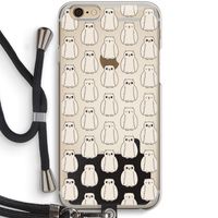Uilen: iPhone 6 / 6S Transparant Hoesje met koord