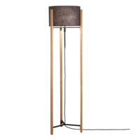 Fischer & Honsel SchemerlampShine-Wood met zwarte kap - 40516