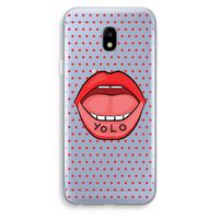 Yolo Denise: Samsung Galaxy J3 (2017) Transparant Hoesje