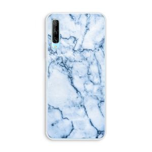 Blauw marmer: Huawei P Smart Pro Transparant Hoesje