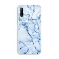 Blauw marmer: Huawei P Smart Pro Transparant Hoesje