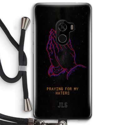 Praying For My Haters: Xiaomi Mi Mix 2 Transparant Hoesje met koord