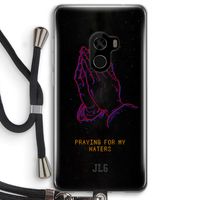 Praying For My Haters: Xiaomi Mi Mix 2 Transparant Hoesje met koord