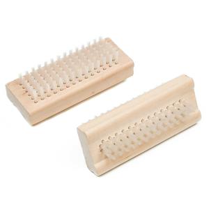 Benson Care Nagelborstel set - 2-delig - hout - naturel - nagel verzorging