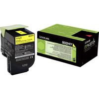 Lexmark Toner 802HY CX410 CX510 Origineel Geel 3000 bladzijden 80C2HY0 - thumbnail