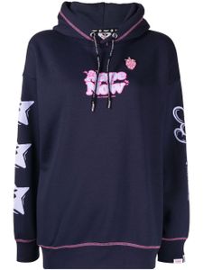 AAPE BY *A BATHING APE® hoodie à logo imprimé - Bleu