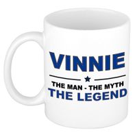 Vinnie The man, The myth the legend cadeau koffie mok / thee beker 300 ml Vinnie The man, The myth the legend cadeau koffie mok / thee beker 300 ml