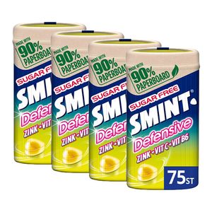 Smint - Defensive Lemon - 4x 75 stuks