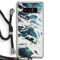 Golven: Samsung Galaxy Note 8 Transparant Hoesje met koord