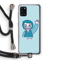 Zwaai: Samsung Galaxy A31 Transparant Hoesje met koord