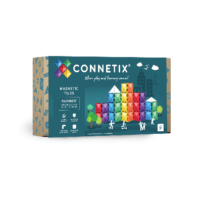 Connetix Rainbow Rectangle Pack - 18 stuks