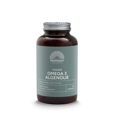 Vegan omega 3 algenolie DHA 375mg EPA 125mg