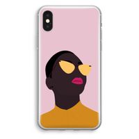 Yellow glasses: iPhone XS Transparant Hoesje