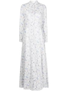 Evi Grintela robe Juliette à fleurs - Blanc