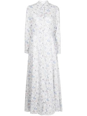 Evi Grintela robe Juliette à fleurs - Blanc