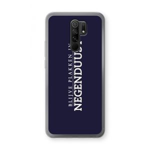 Blijve plakken in Negenduust: Xiaomi Redmi 9 Transparant Hoesje