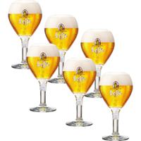 Leffe bierglazen op voet - 33cl - 6 stuks - thumbnail