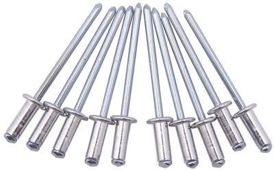 Dresselhaus Blind rivets 4.0 x 10.0mm aluminum/steel, flat head