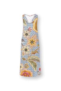 Pip Studio Damara Nachthemd Mouwloos Hakuna Blauw S