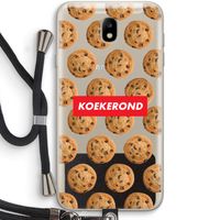 Koekerond: Samsung Galaxy J7 (2017) Transparant Hoesje met koord