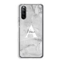Ivory Marble: Sony Xperia 10 III Transparant Hoesje
