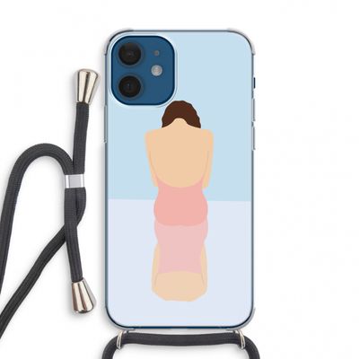 Mirror: iPhone 12 mini Transparant Hoesje met koord