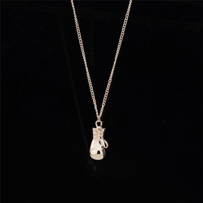 Punk Retro Mini Bokshandschoen Necklace(gold)