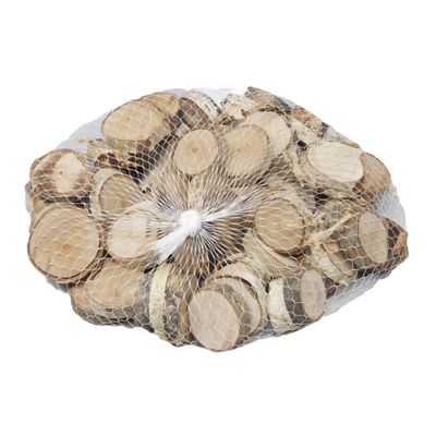 Decoratie boomschijven/boomschijfjes - hout - 500 gram