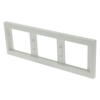 Berker K1 Afdekraam | Inbouw | 3-voudig | Polarwit - 66.021.24