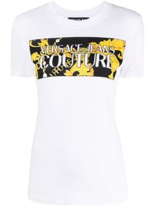 Versace Jeans Couture t-shirt à logo imprimé - Blanc