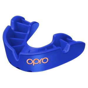 OPRO 790008 Bronze Enhanced Fit Mouthguard - Blue - SR