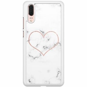 Huawei P20 hoesje - Marmer hart