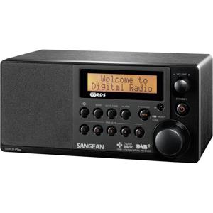 Sangean DDR-31+ Radio DAB+, VHF (FM) AUX Zwart