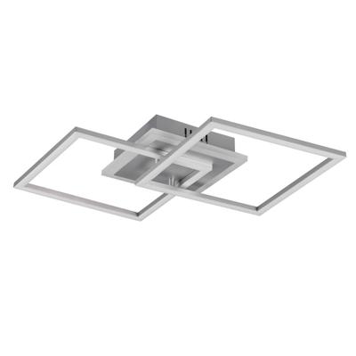 Trio Vierkante plafonnièreVenida 57cm grijs - R62793187