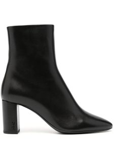 Saint Laurent bottines Lou 70 mm - Noir