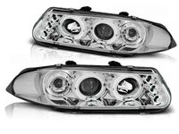 Tuning-Tec Koplampen dual halo rims ROVER 200 11 95-01 00 ANGEL EYES CHROOM - thumbnail