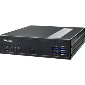 Shuttle XPC Slim System DL3000EP, Intel N100, Win10 IoT, 8GB RAM, 128GB SSD M.2 (NVMe), 2x LAN (2x 2.5Gbit), 2xCOM, 1xHDMI, 1xDP, 1x VGA, ventilatorloos , 24/7 permanent gebruik