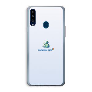 MSN: Samsung Galaxy A20s Transparant Hoesje