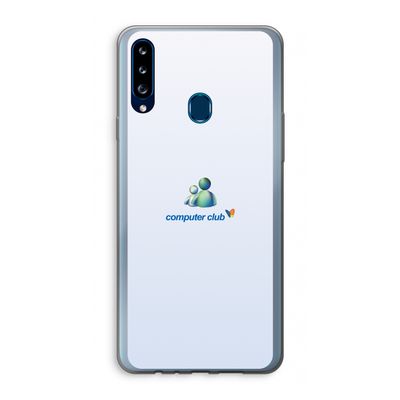 MSN: Samsung Galaxy A20s Transparant Hoesje
