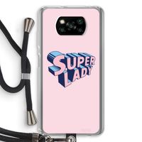 Superlady: Xiaomi Poco X3 NFC Transparant Hoesje met koord