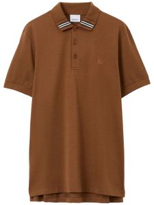 Burberry polo à broderies EKD - Marron