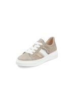 Plateausneakers geitensuèdeleer Van Gabor beige