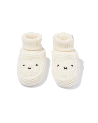 HEMA Nijntje newborn sloffen gebreid wit (wit)