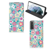 Samsung Galaxy S21 FE Smart Cover Flower Power - thumbnail