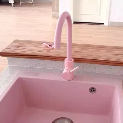 Amora Wastafelkraan - Stijlvolle Koud/Warm Waterkraan met Messing Behuizing