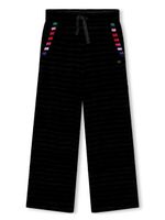 SONIA RYKIEL ENFANT pantalon rayé en velours à coupe droite - Noir - thumbnail